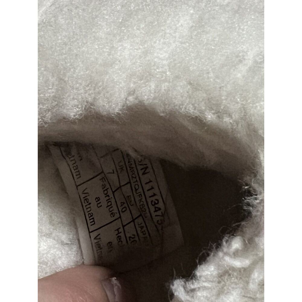 Ugg Fluffita Shearling Wool Platform Slide Sandals - image 7